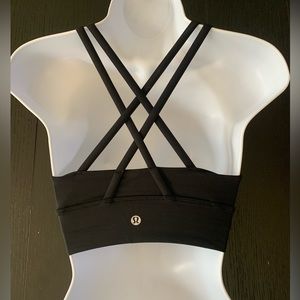 Lululemon Low Impact Sports Bra - Size S (A/B) - Black